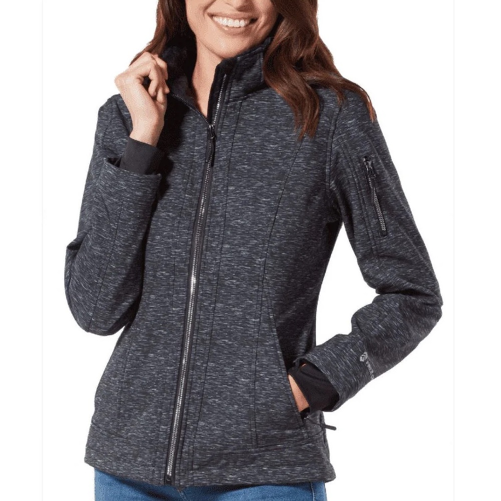 Free Country Fleece Lined Zip Jacket with Removable Hood